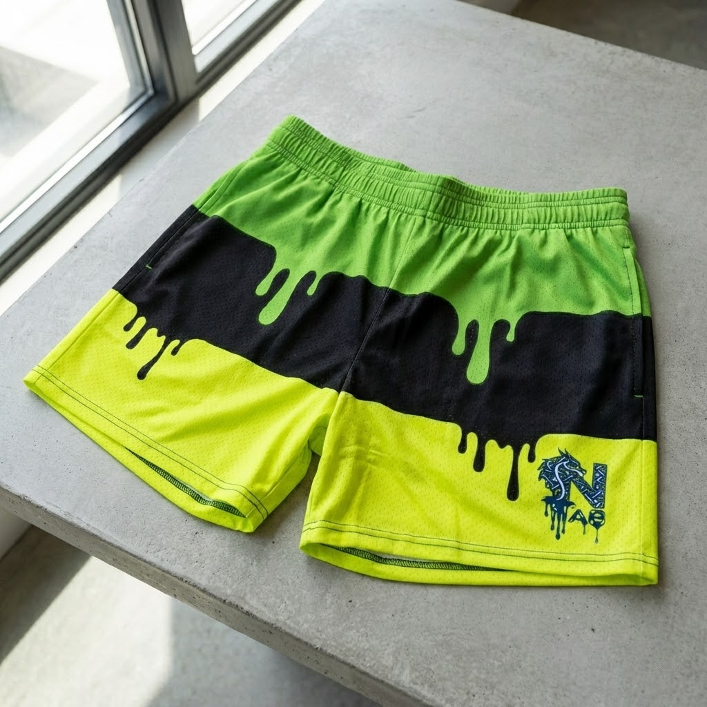 mix color youth shorts – trendy summer baseball graphic shorts for kids