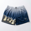 melting ice cream youth shorts – trendy summer baseball graphic shorts for kids