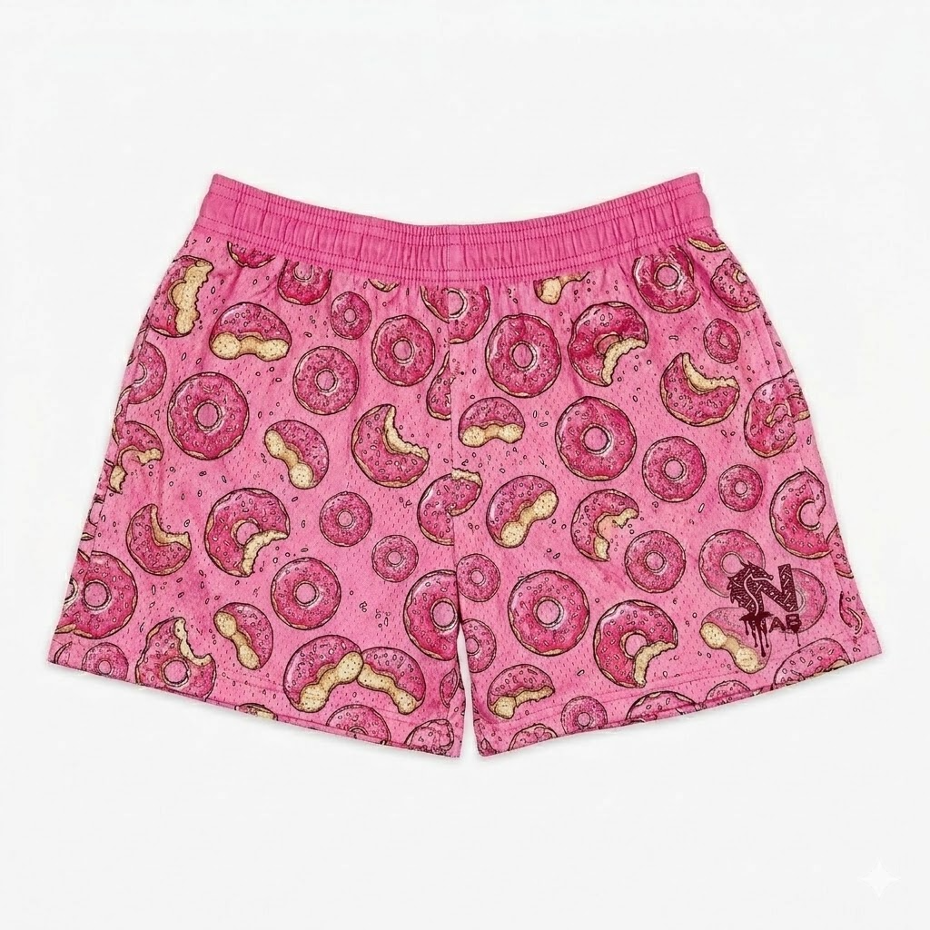 ice cream youth shorts – trendy summer graphic shorts for kids (copy)