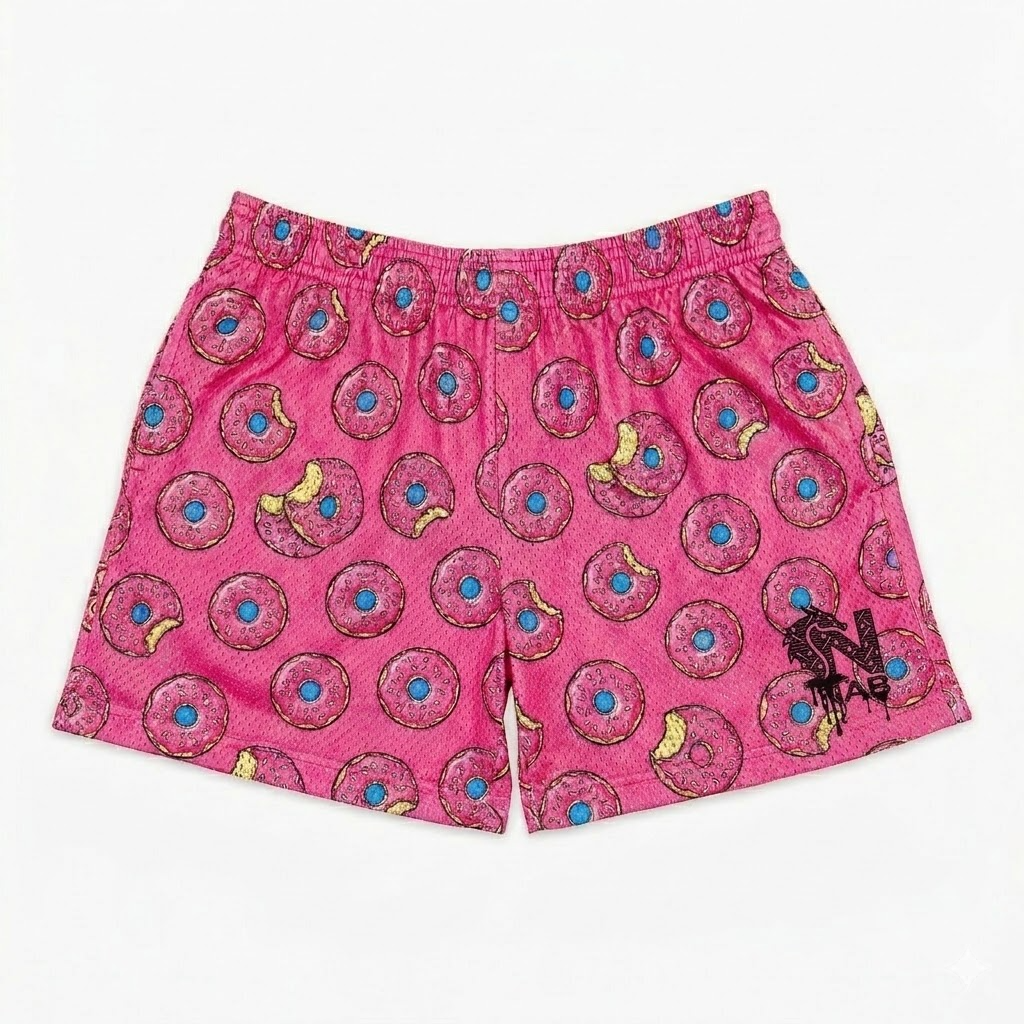 ice cream youth shorts – trendy summer graphic shorts for kids (copy)