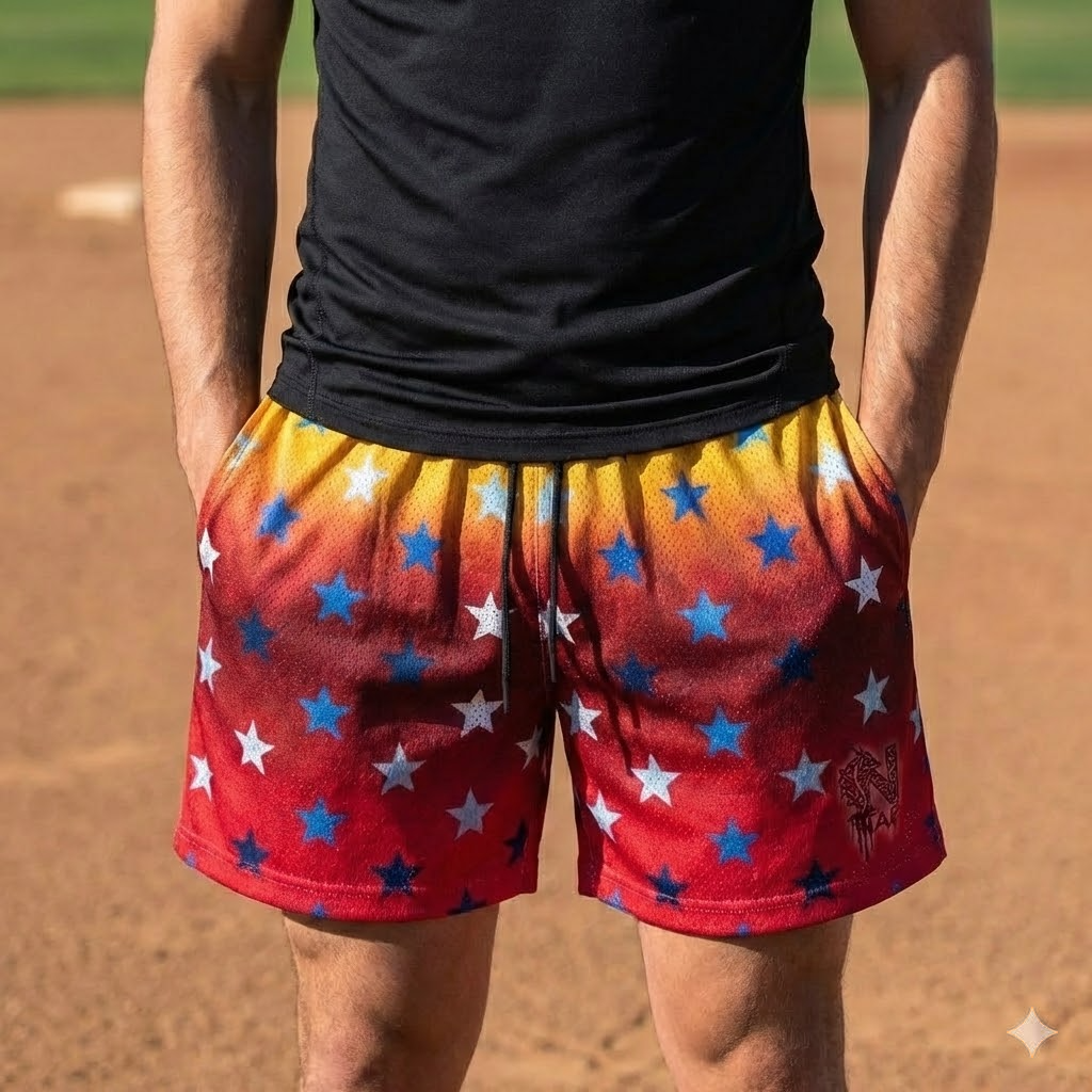 star youth shorts – trendy summer graphic shorts for kids