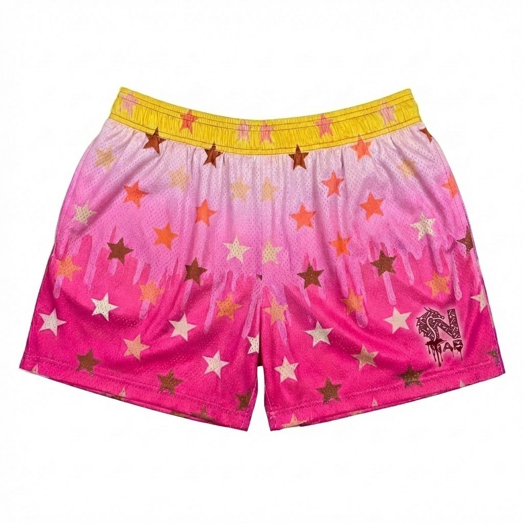 star youth shorts – trendy summer graphic shorts for kids