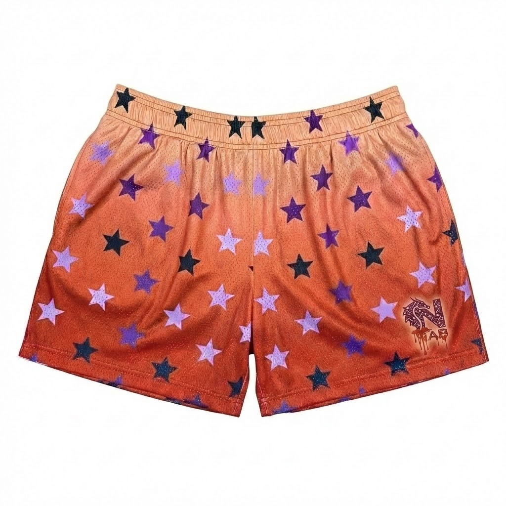 star youth shorts – trendy summer graphic shorts for kids