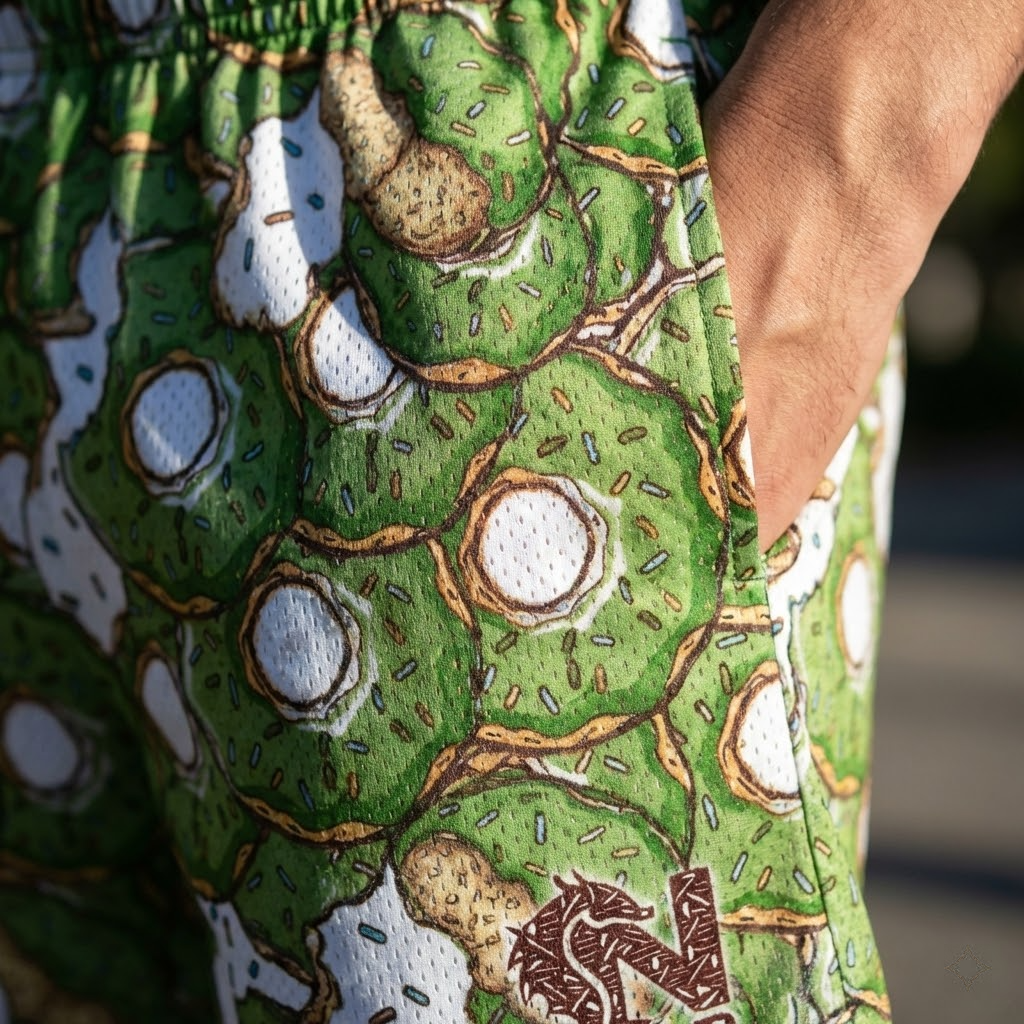 ice cream youth shorts – trendy summer graphic shorts for kids (copy)