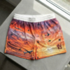 star youth shorts – trendy summer baseball graphic shorts for kids