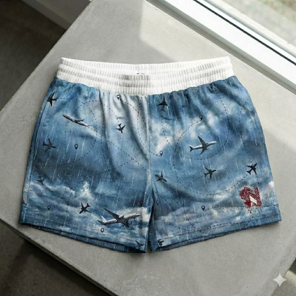 star youth shorts – trendy summer baseball graphic shorts for kids