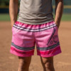 pencil youth shorts – trendy summer baseball graphic shorts for kids