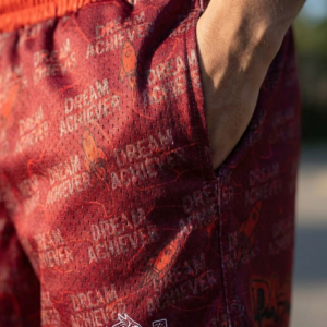 dream achievers youth shorts – trendy summer baseball graphic shorts for kids