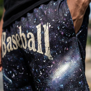 pencil youth shorts – trendy summer baseball graphic shorts for kids (copy)