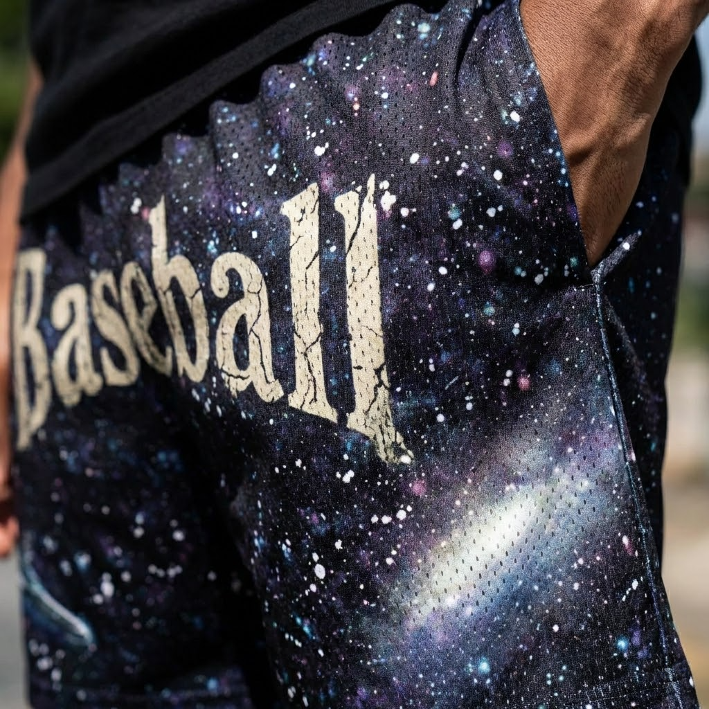 pencil youth shorts – trendy summer baseball graphic shorts for kids (copy)